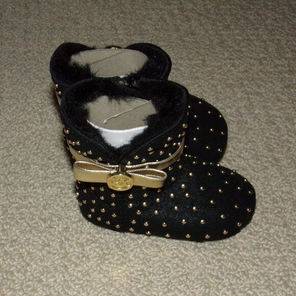 NEW MICHAEL MICHAEL KORS BABY GRACE TIFF BOOTS SZ 2 - Picture 2 of 8